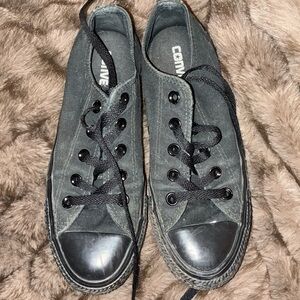 Converse Charcoal Canvas Sneakers